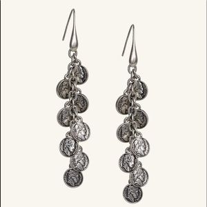 💝 NWT Patricia Nash Mini Coin Dangle Earrings ✨